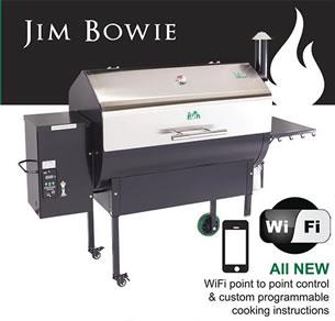 GMG Jim Bowie WiFi Holzpelletgrill mit Edelstahlhaube - 0